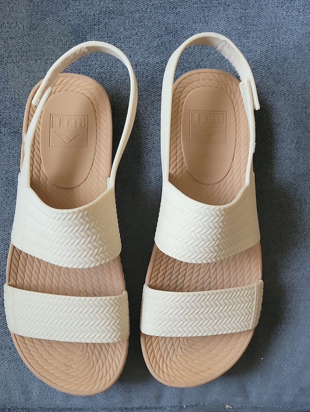 Reef Women's Vista Backstrap Athletic Sandals Beige /Tan Size 10